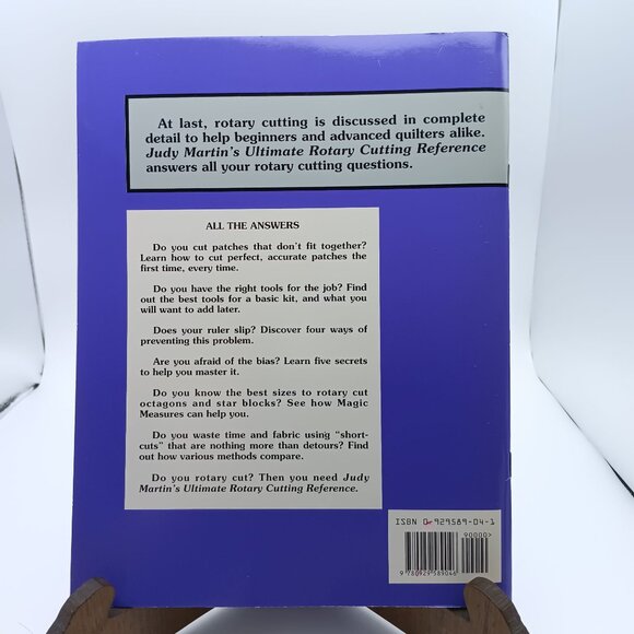 Judy Martins Ultimate Rotary Cutting Reference Quilting Guide - Picture 2 of 2